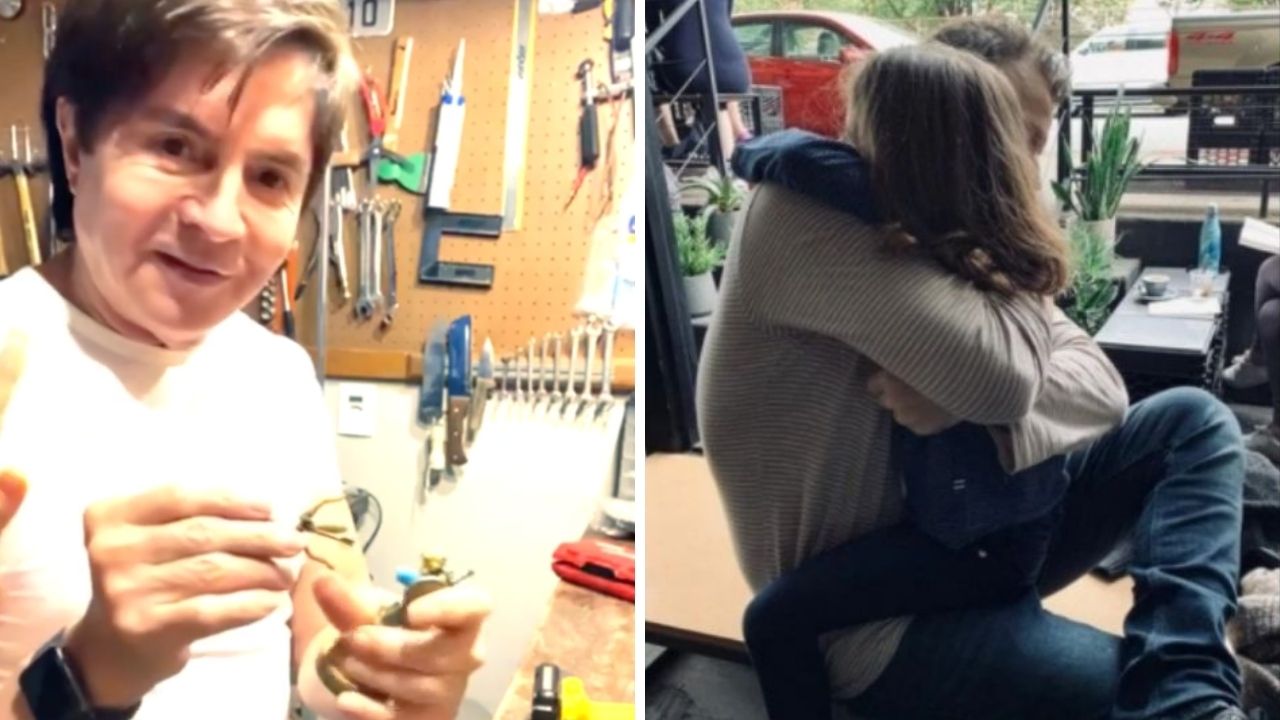 Xororó aparece consertando os brinquedos do netinho Theo, filho de Sandy, e fãs vibram: “Menino de sorte”
