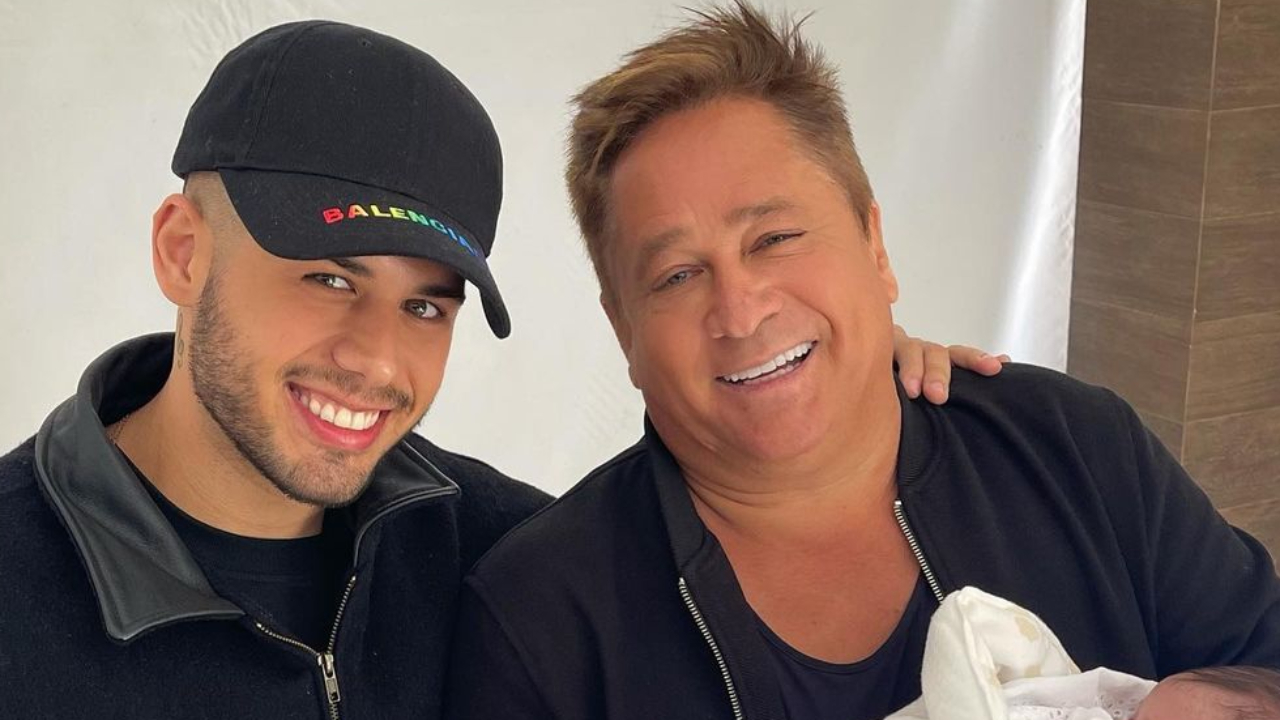 Zé Felipe flagra Leonardo paparicando muito a netinha e momento encanta web: “Família linda!”