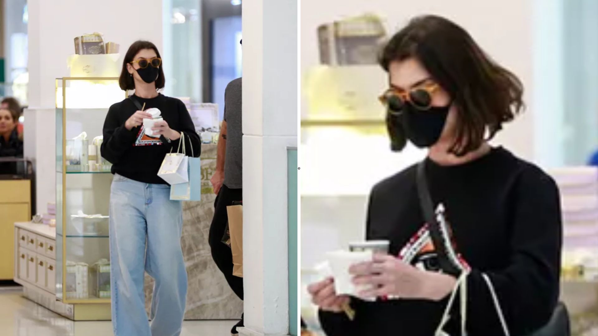 Alinne Moraes faz rara aparição em shopping ao lado do maridão, Mauro Lima; veja fotos