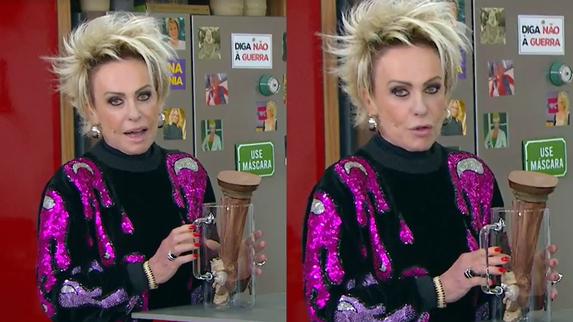 Ana Maria Braga choca a web ao ensinar a fazer simpatia na Globo: “Afogar o santo”