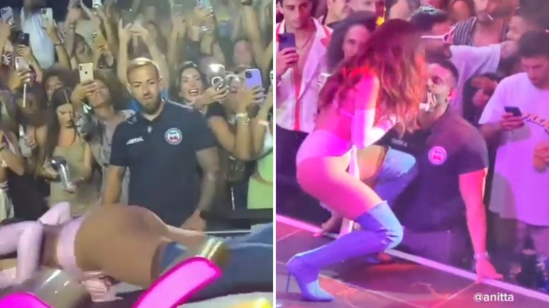 Namorando, Anitta se explica e pede ajuda após suposto beijo em segurança: “Alguém?”