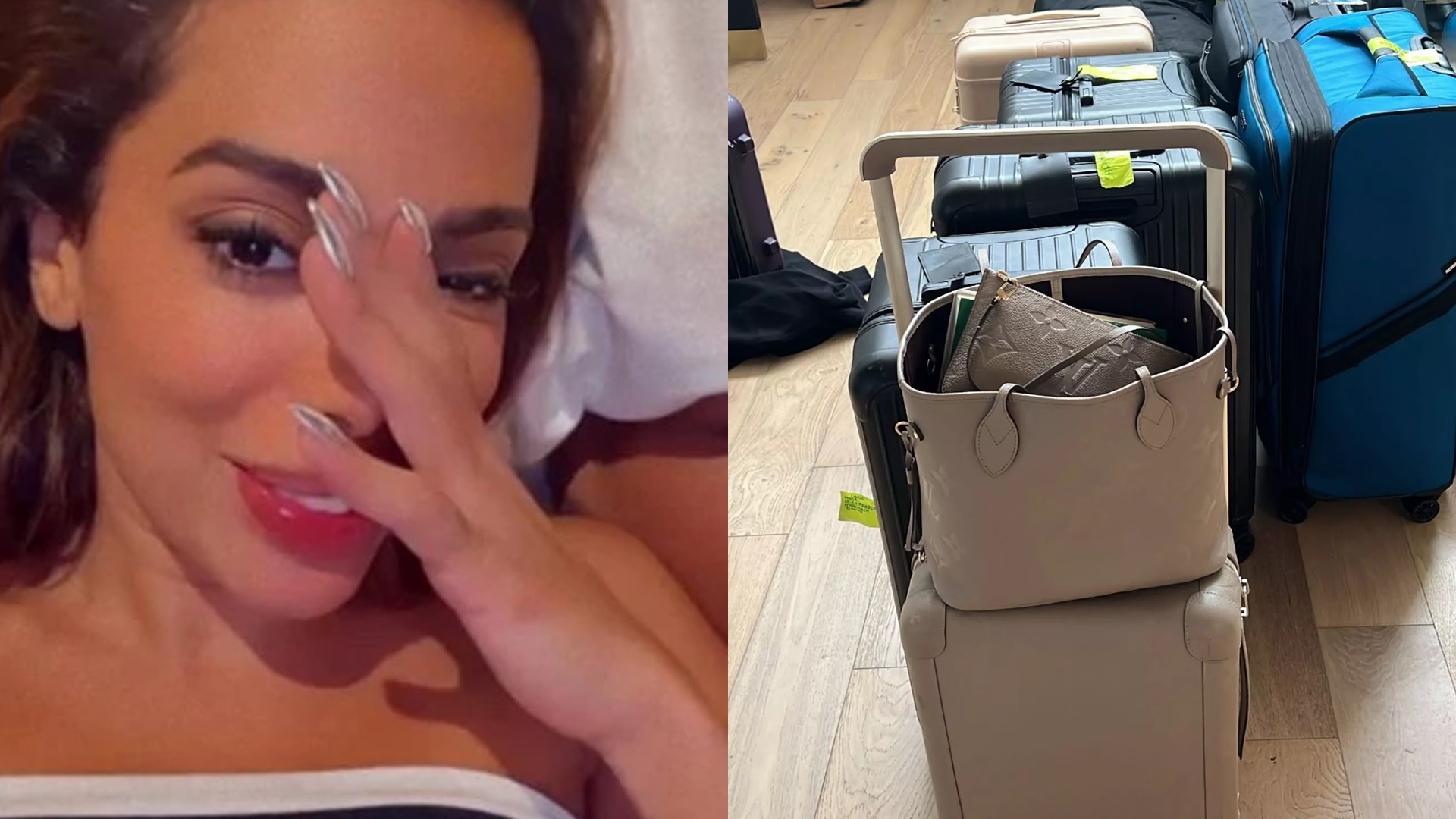 Anitta choca ao expor quantidade de malas para turnê na Europa: “O mês todo”