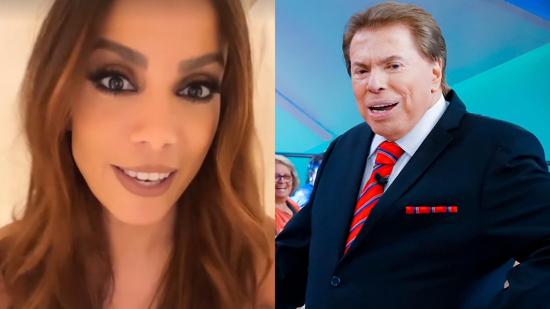 Anitta se choca ao ganhar prêmio e manda recado para Silvio Santos: “Acabei de saber”