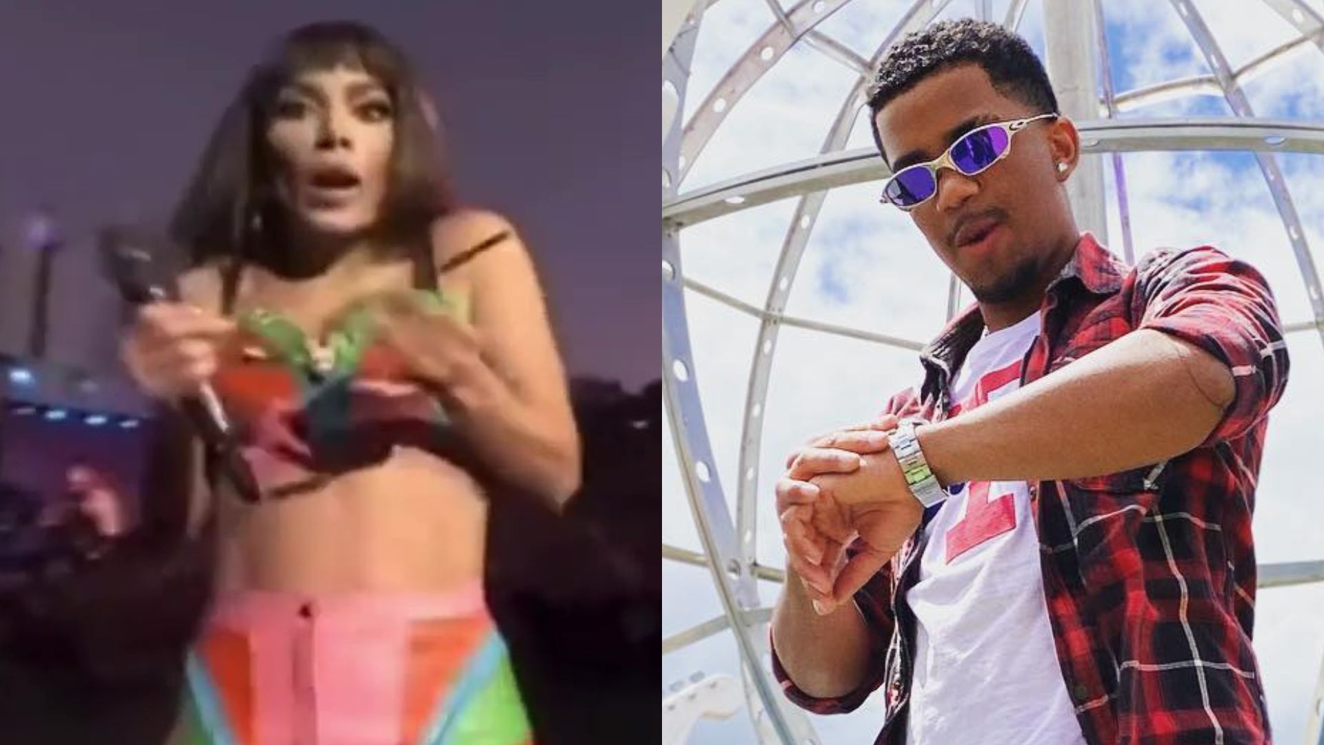 Anitta quebra óculos de fã durante show e se desespera: “Que vergonha”