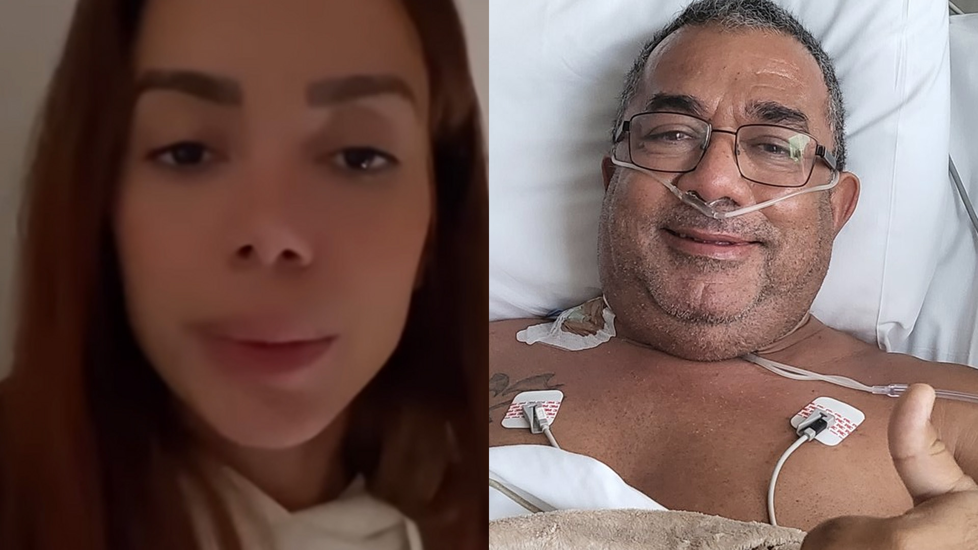 Anitta revela que pai está internado e desabafa: “Cirurgia delicada”