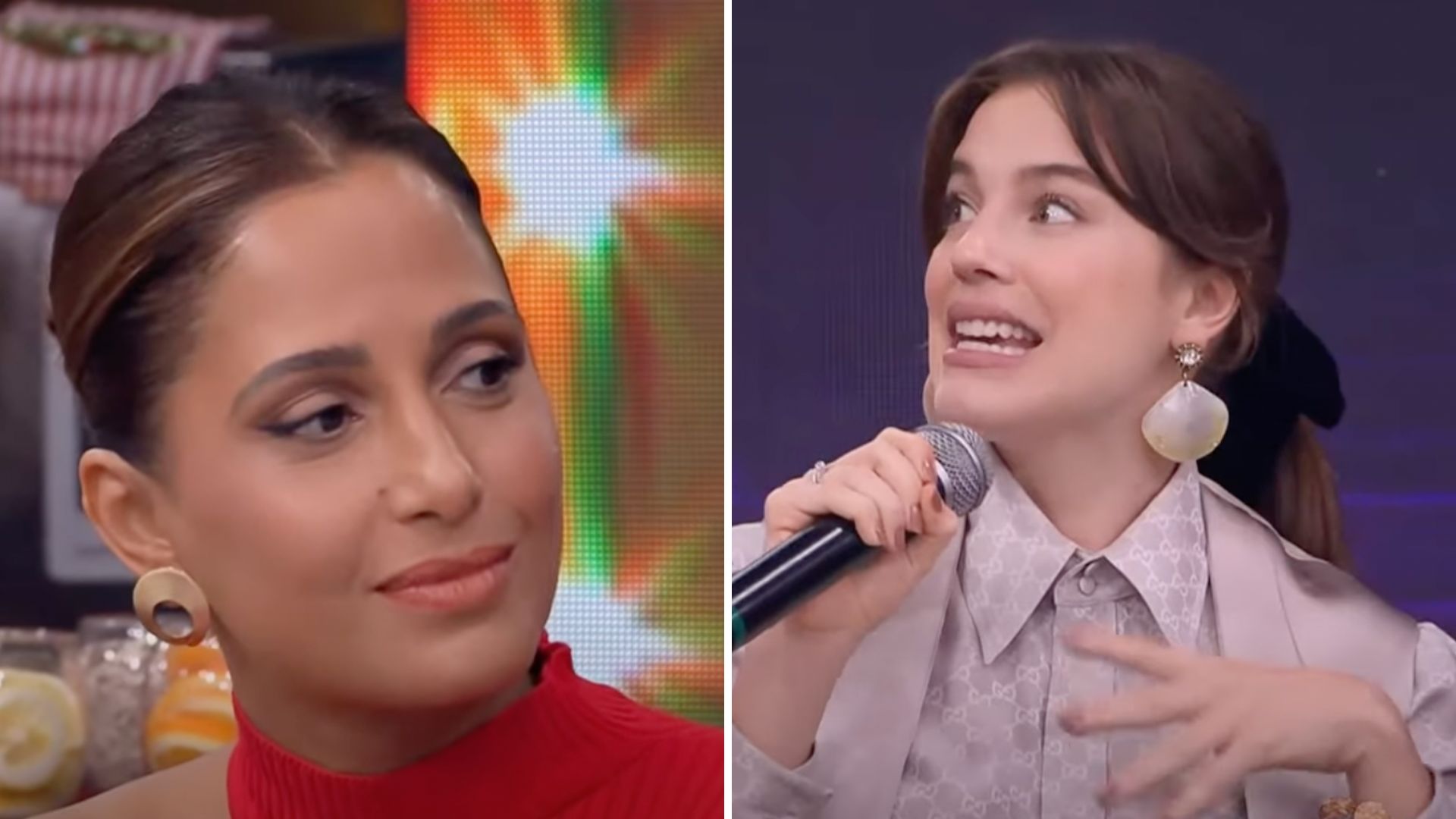 Climão no Faustão? Camila Pitanga alfineta e Alice Wegmann discorda: “Tem dois lados”