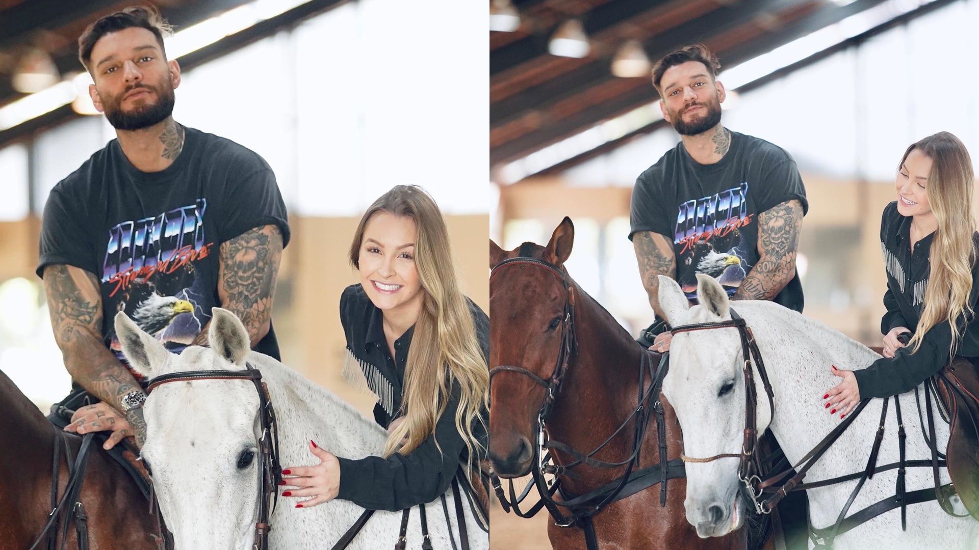 Carla Diaz expõe bastidores de filme com Lucas Lucco e entrega: “Ansiedade nível mil”