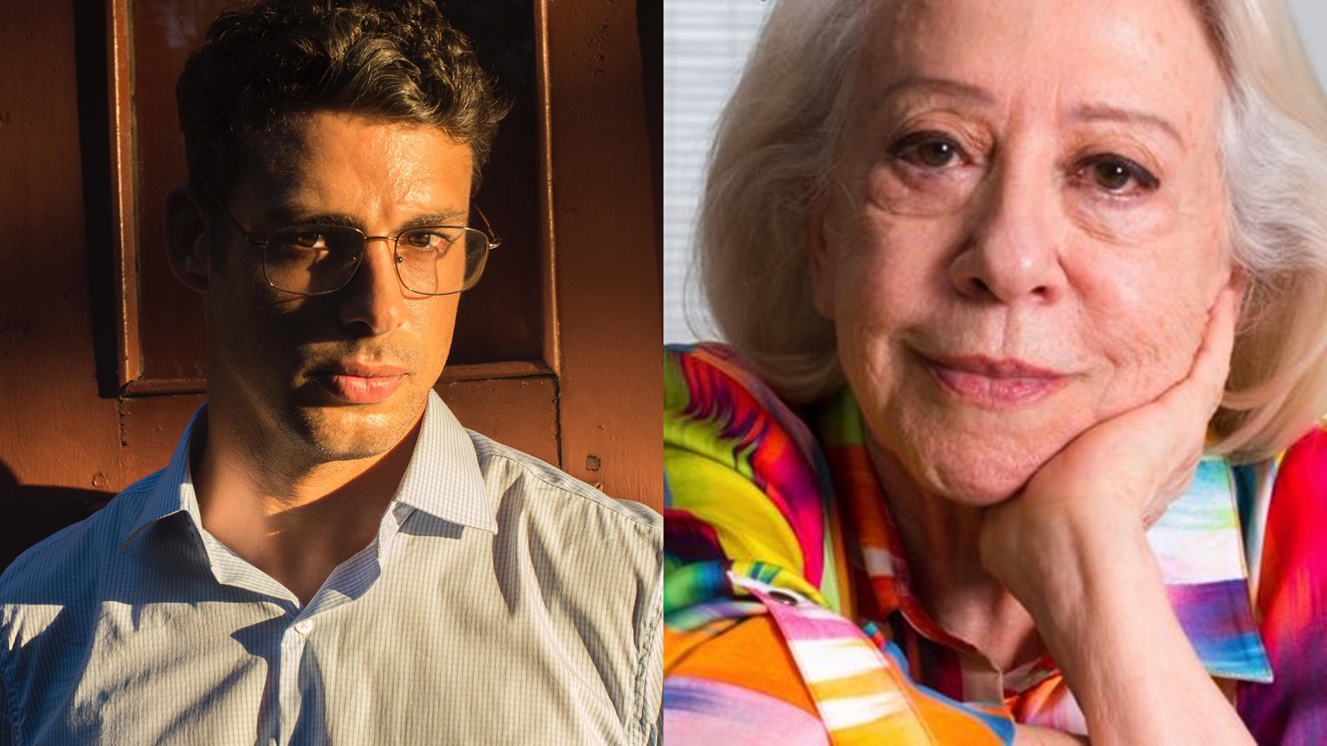 Cauã Reymond detalha desespero ao beijar Fernanda Montenegro em novela: “Tão nervoso”