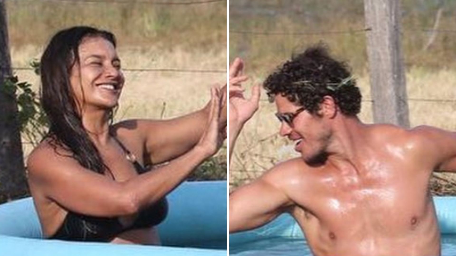 Dira Paes mostra elenco de Pantanal fazendo farra em piscina de plástico: “Sextou”