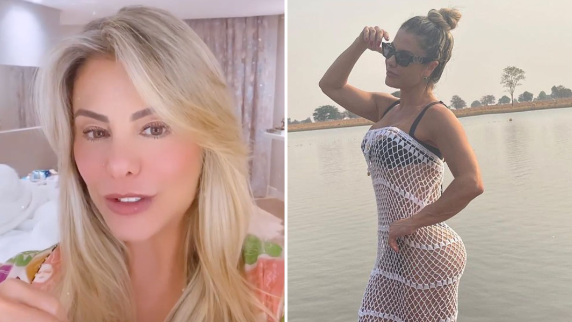 Esposa de Leonardo esclarece boatos sobre o seu bumbum: “Bate lá no chão”