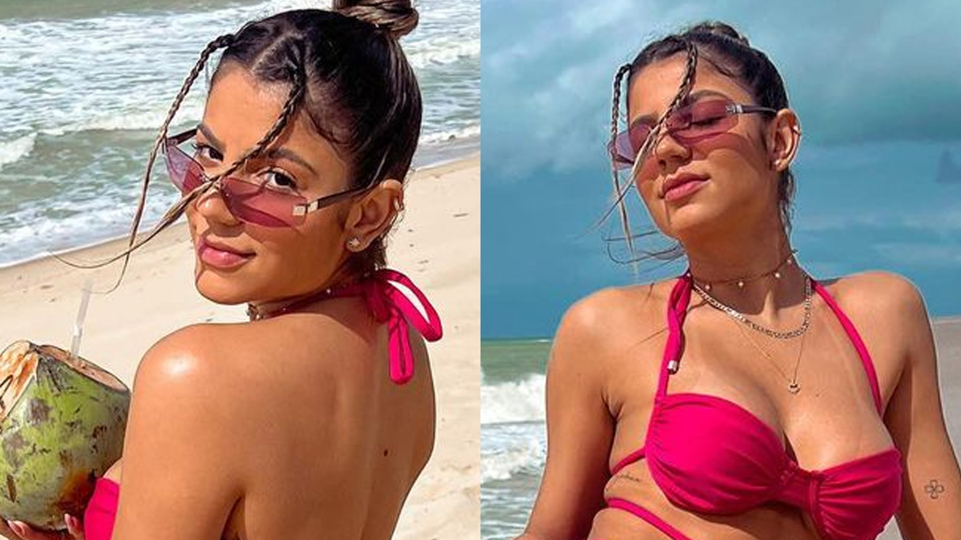 Ex-BBB Hariany Almeida mostra imperfeições de biquíni cavado: “Incrível”