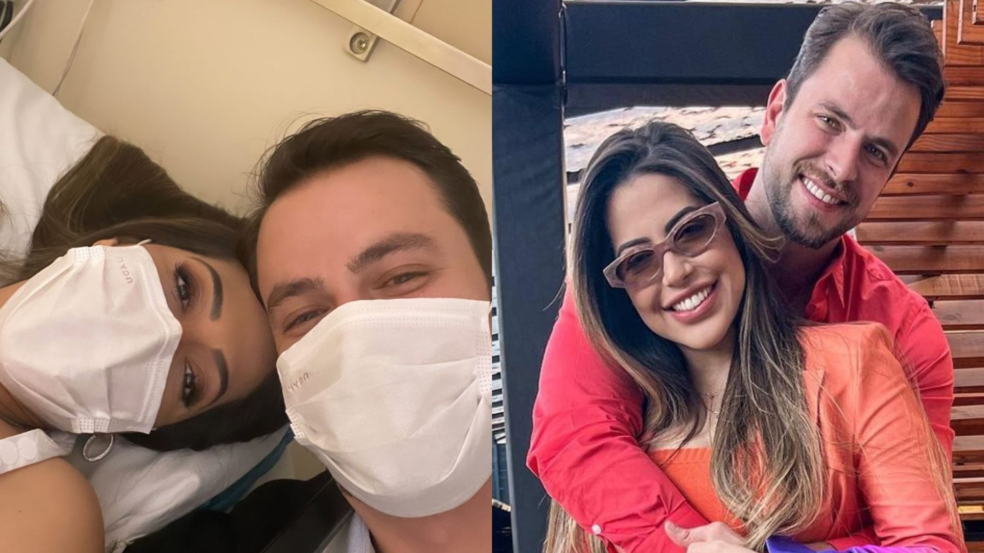 Ex-BBBs Laís e Gustavo celebram data importante no hospital: “Na saúde e na doença”