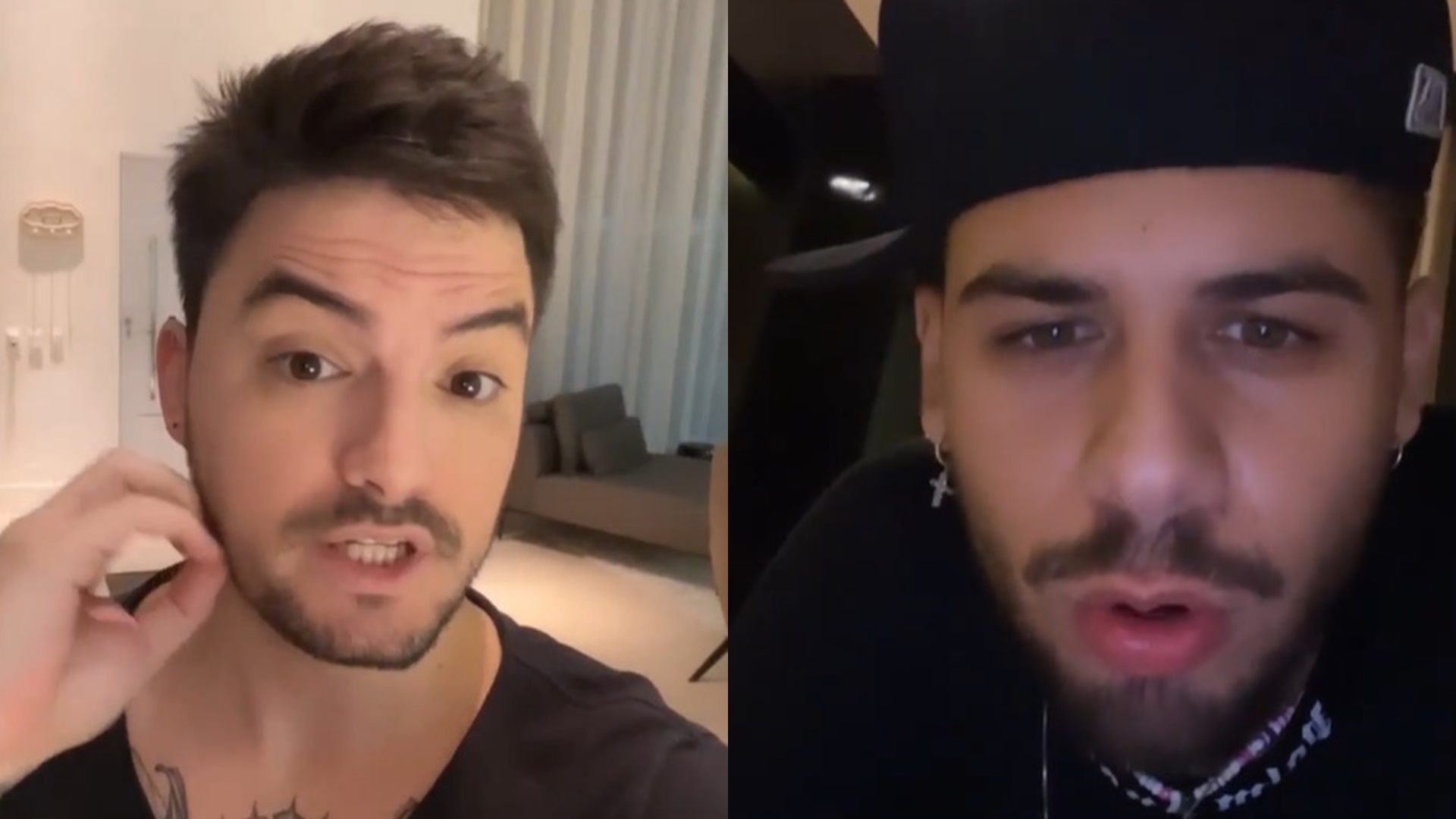 Felipe Neto anuncia fim em briga com Zé Felipe após mensagem: “Pediu desculpas”
