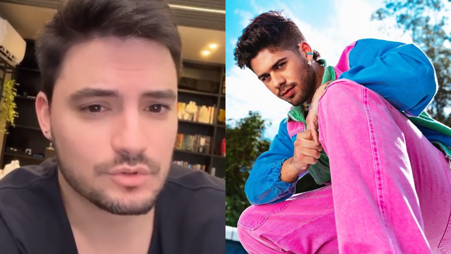 Felipe Neto escancara rixa com Zé Felipe e aponta motivo: “Acreditou na fake news”