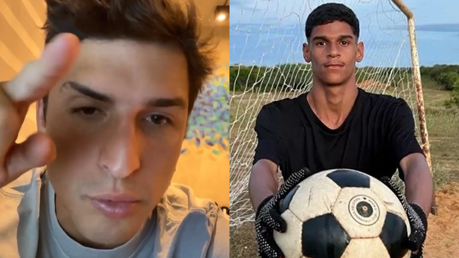 Ex-BBB Felipe Prior promete criar projeto de casa para Luva de Pedreiro: “De graça”
