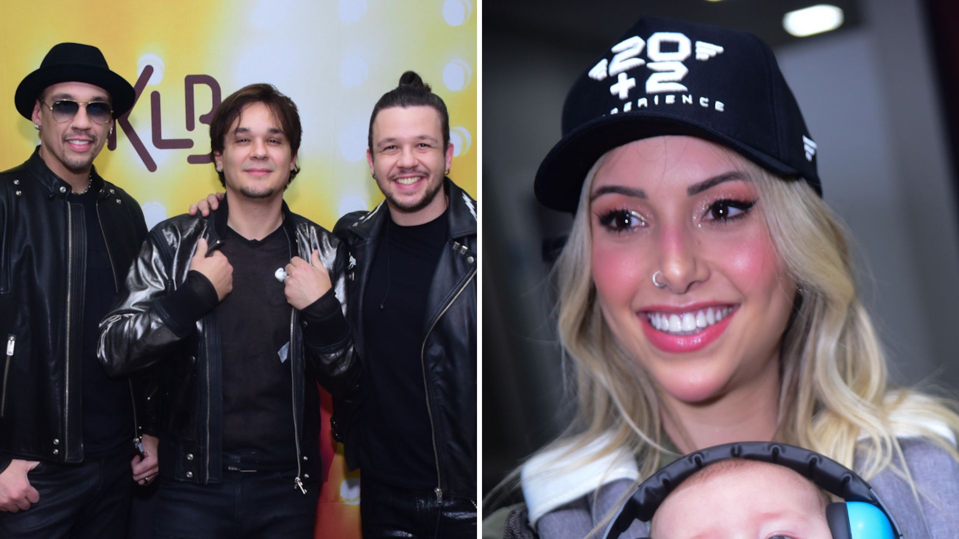 Que lindo! Filho de Bruno rouba a cena no show de retorno do KLB aos palcos