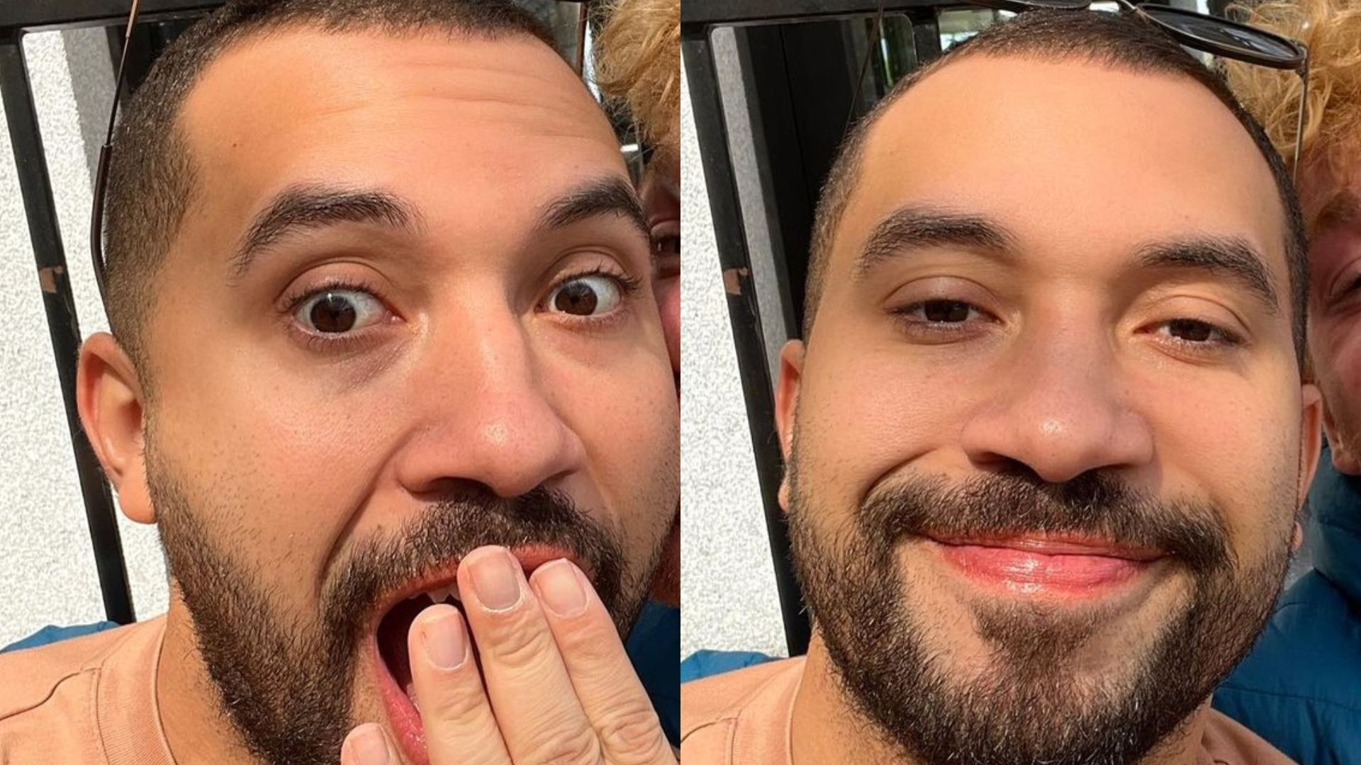 Gil do Vigor posa com gringo gato no Dia dos Namorados e fãs surtam: “Tá namorando?”