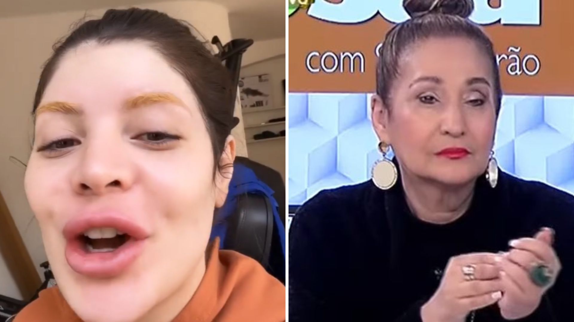 Gkay não desce do salto ao ser rebatida por Sonia Abrão e debocha: “Da farofa mesmo”