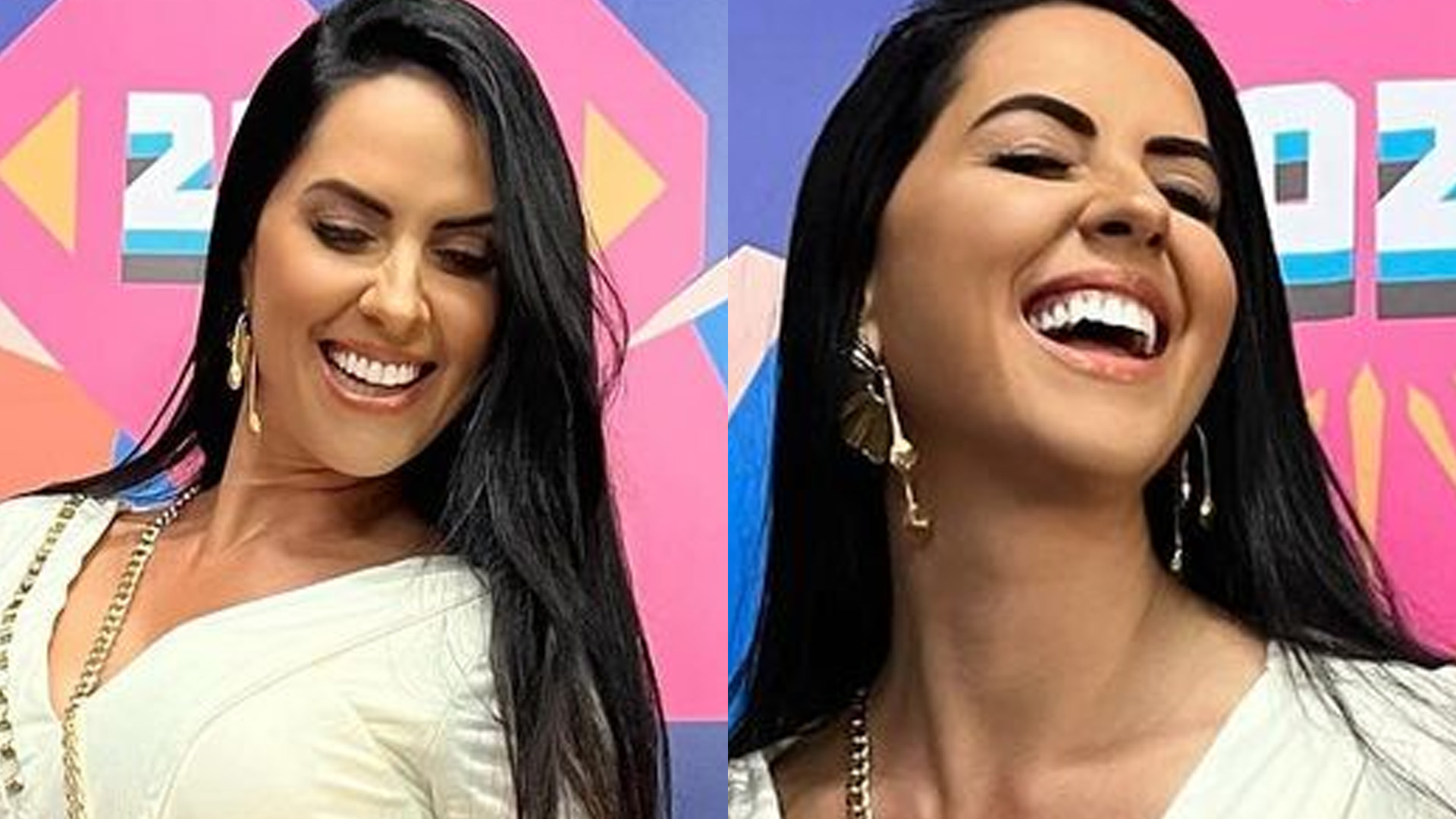 Graciele Lacerda arrasa com vestido branco curtíssimo: “Gatona”