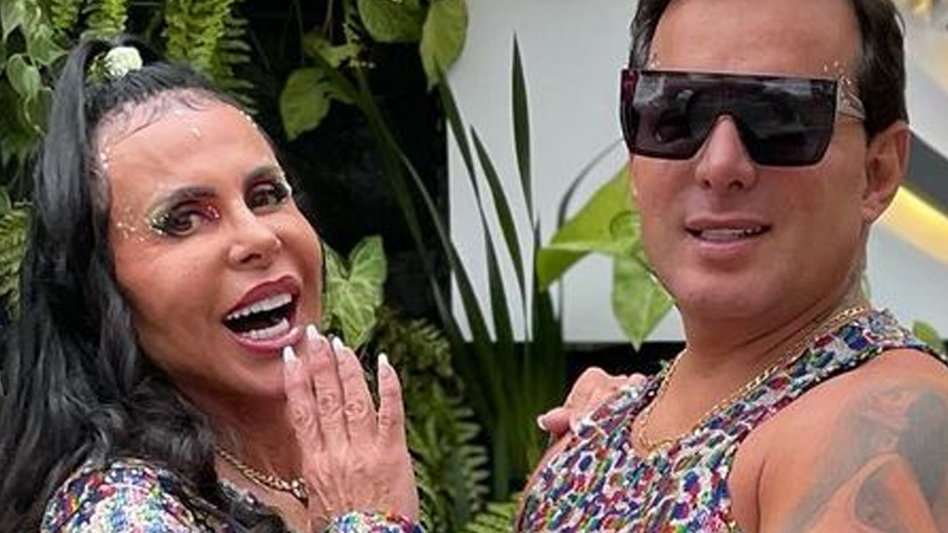 Gretchen combina look colorido com marido para Parada LGBTQIA+: “Existe amor”