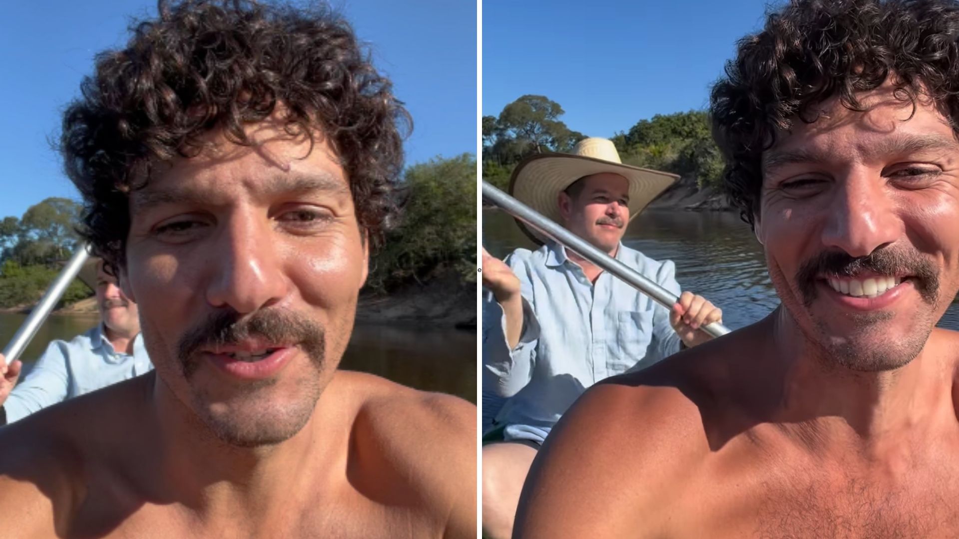 Guito e Murilo Benício brincam com futuro de Tibério e Tenório em ‘Pantanal’: “Juntos e com um filho lindo”