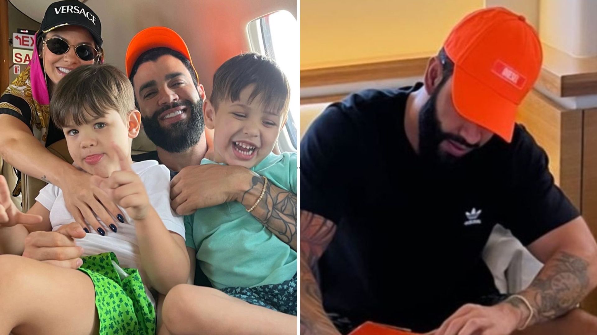 Gusttavo Lima e Andressa Suita curtem viagem de luxo para celebrar 5 anos do filho; veja fotos