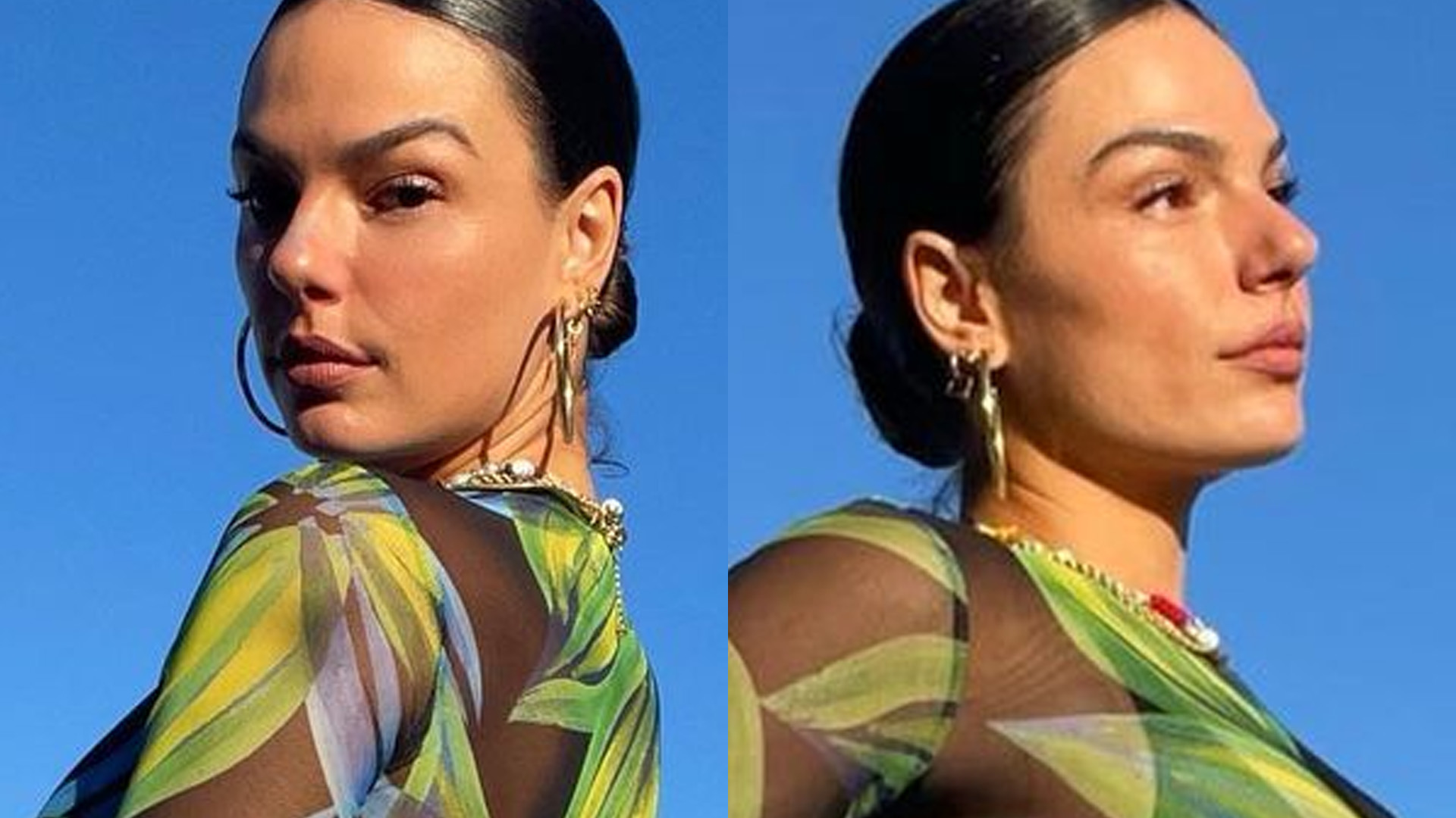 Isis Valverde posa com vestido transparente e empina bumbum: “Deslumbrante”