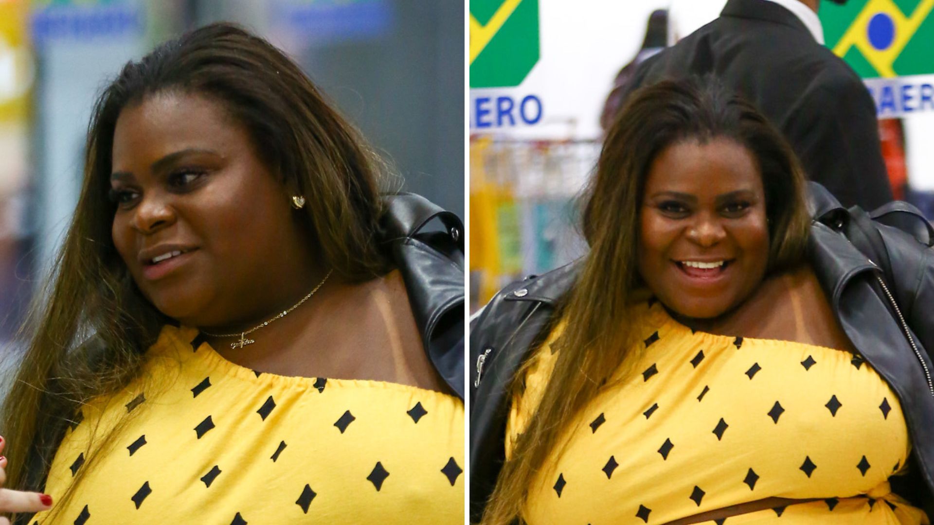 Amada pelo povão, Jojo Todynho é flagrada com look extravagante em aeroporto e esbanja simpatia