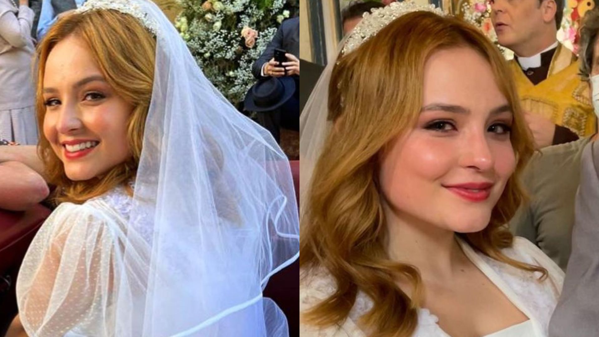Aos 21 anos, Larissa Manoela surge vestida de noiva e avisa: “Cresci”