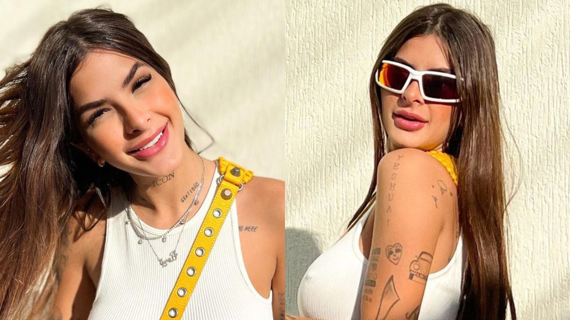 Lary Bottino aposta em calça coladinha branca e causa com bumbum gigante: “Gostosa”