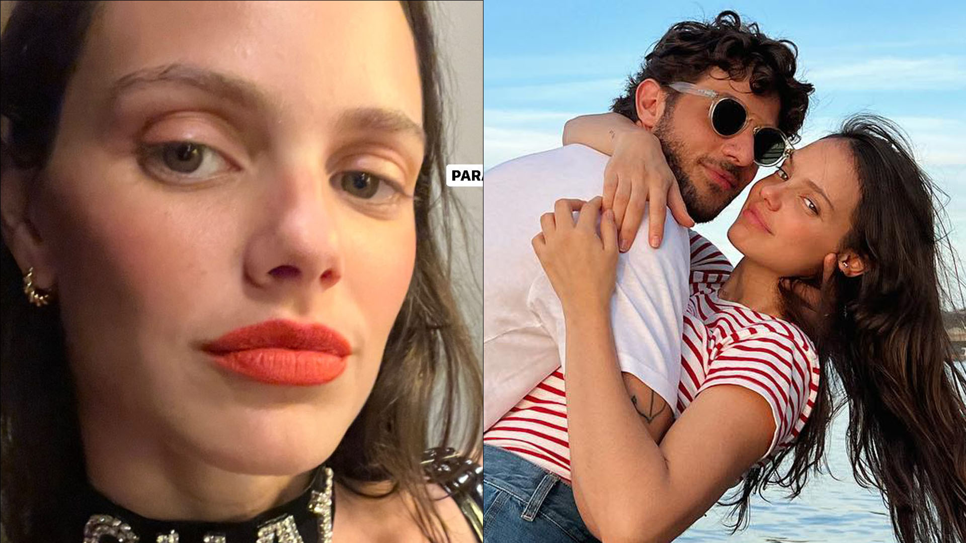 Laura Neiva usa coleira com nome de Chay Suede em look à lá dominatrix: “Para ele”