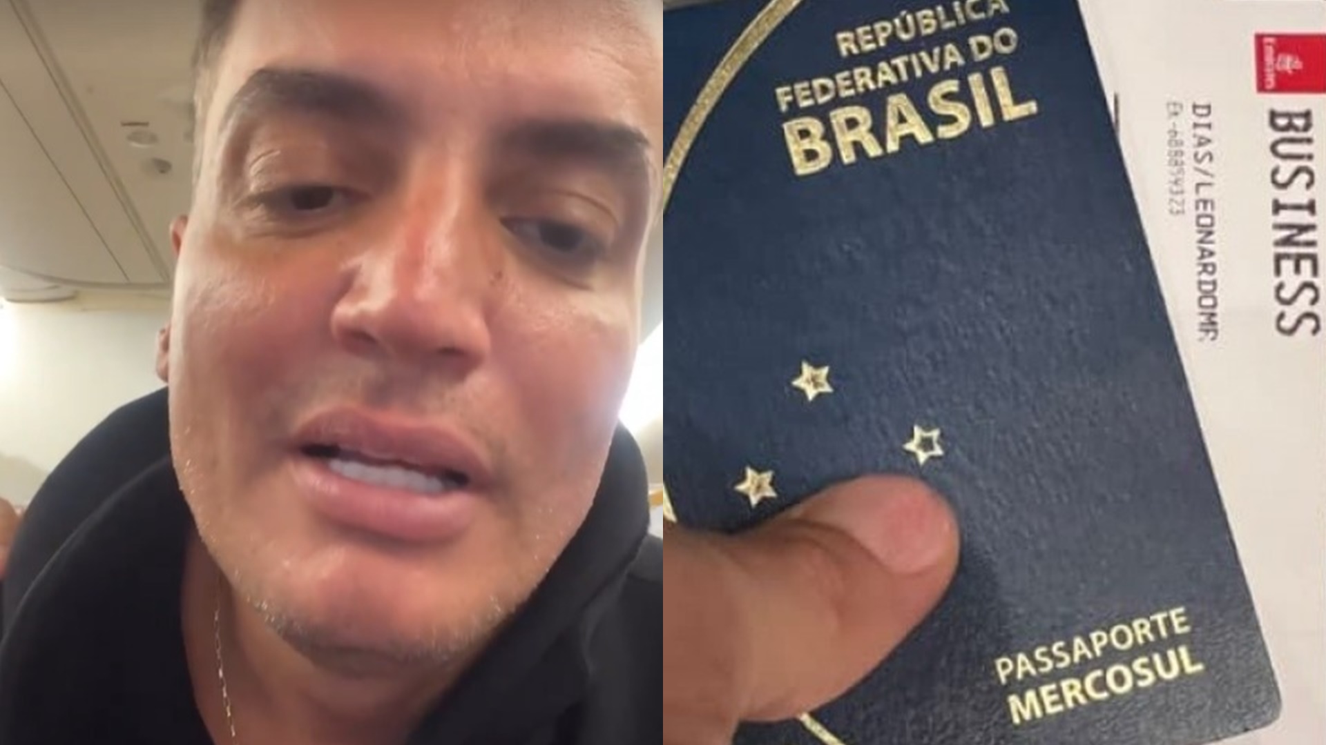 Leo Dias dá tchau ao Brasil e faz viagem às pressas após polêmica: “Cuidar de mim”