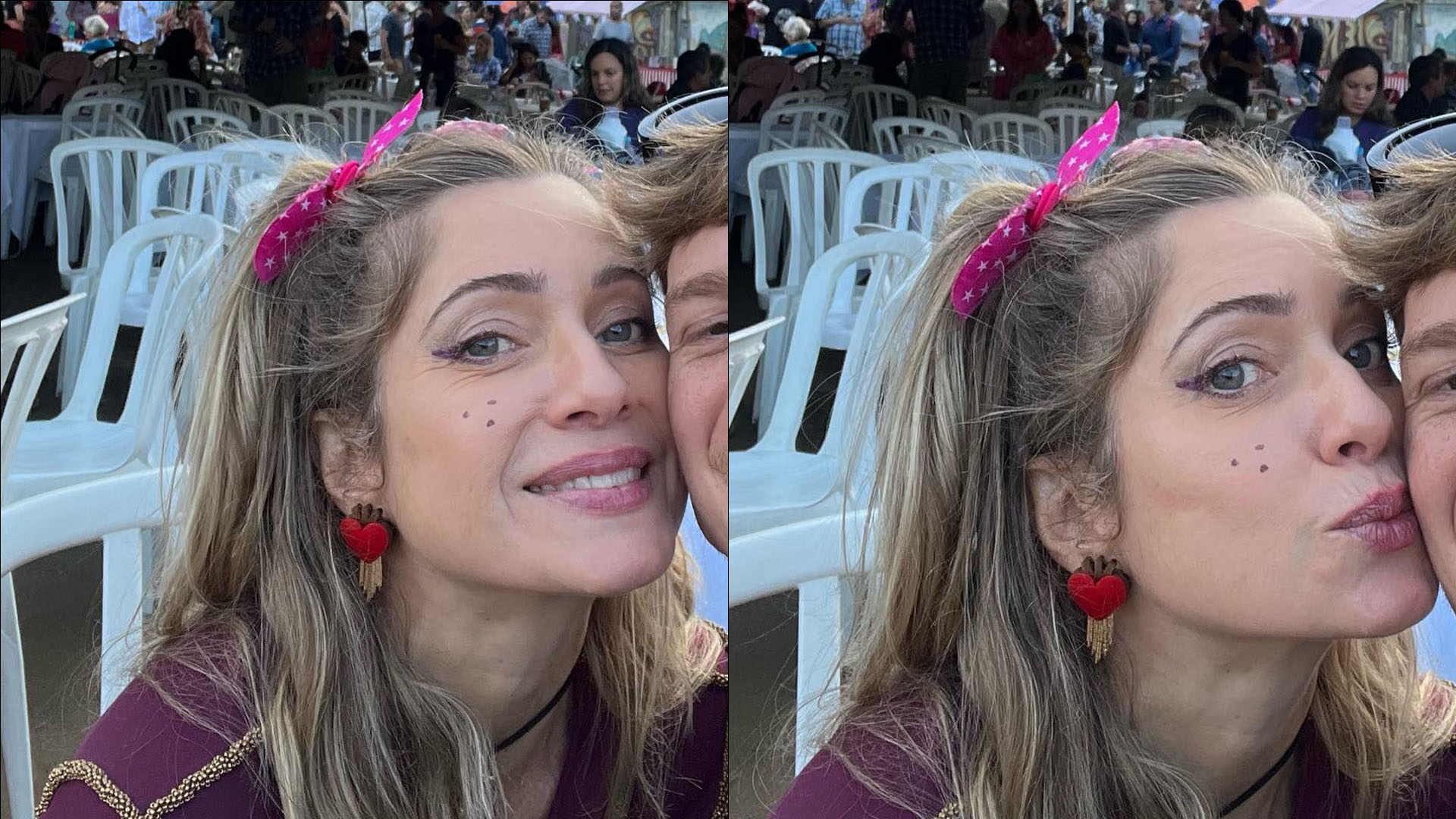 Leticia Spiller posa com filho mais velho e jovialidade choca fãs: “Parecem irmãos”