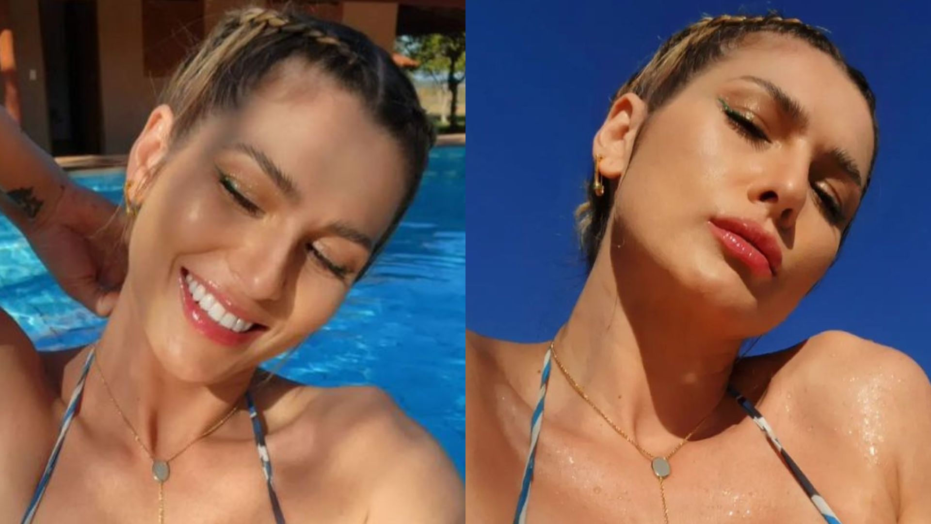 Lívia Andrade exibe seios fartos em fotos de biquíni e provoca: “Vai encarar?”