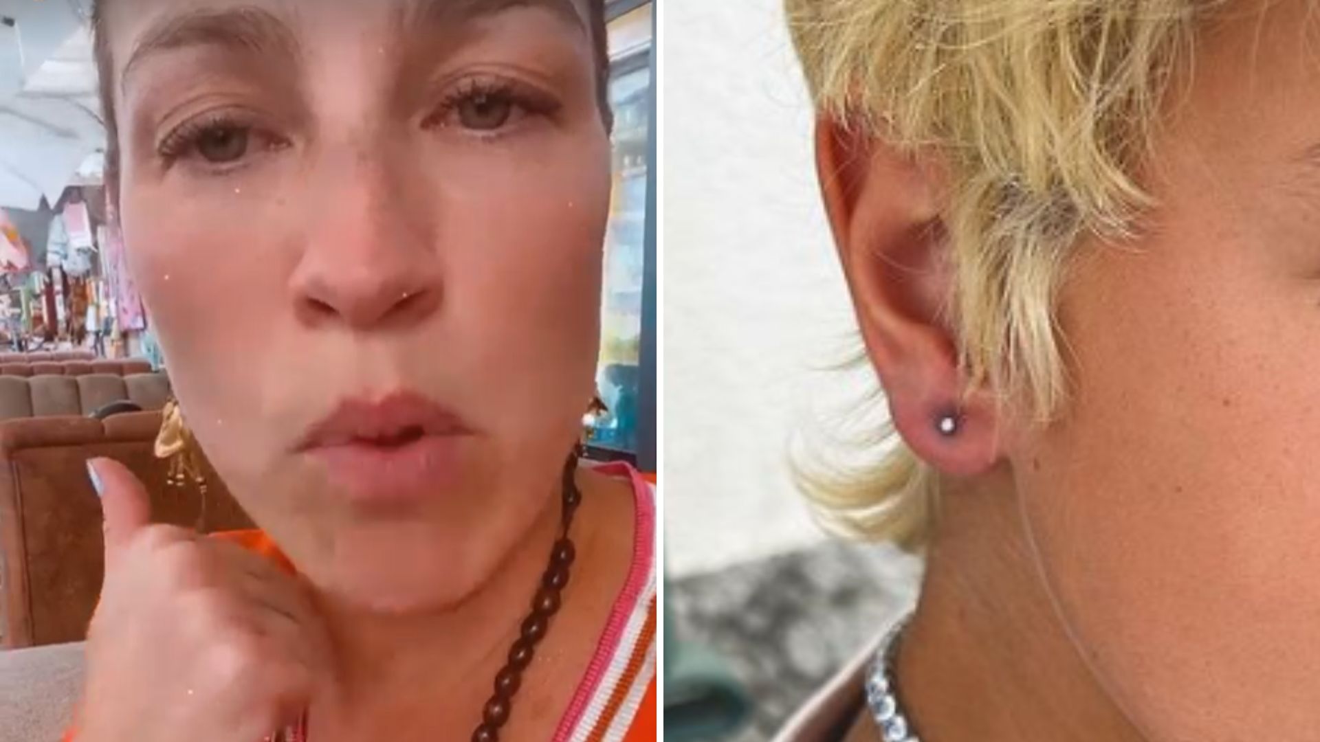 Luana Piovani desaprova furo na orelha do filho: “O pai acha que tá tudo bem”
