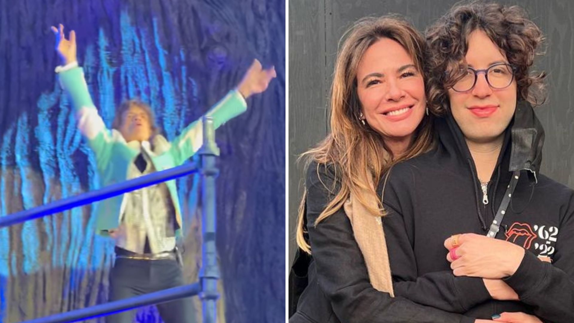 Madura, Luciana Gimenez marca presença em show de Mick Jagger com o filho: “Orgulho”