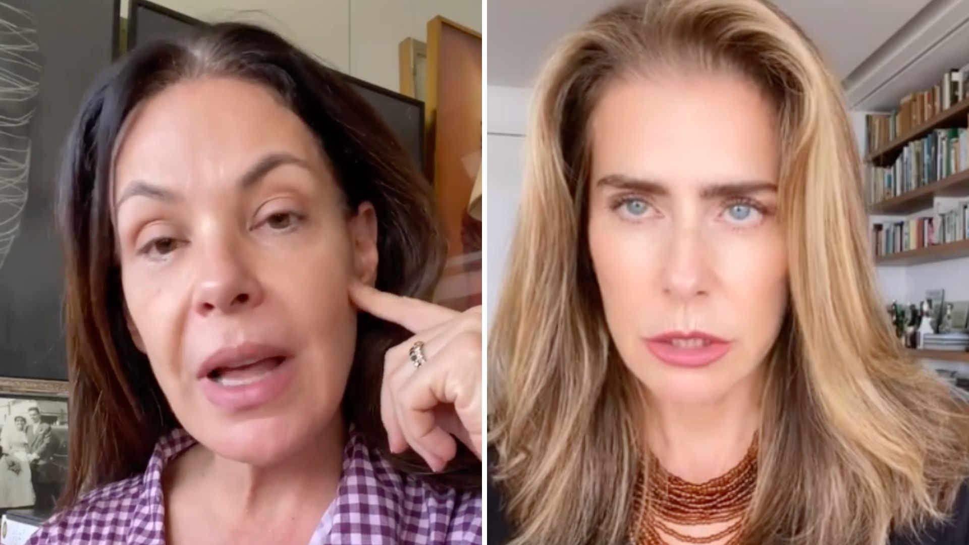Carolina Ferraz e Maitê Proença se unem contra a Globo em disputa na Justiça