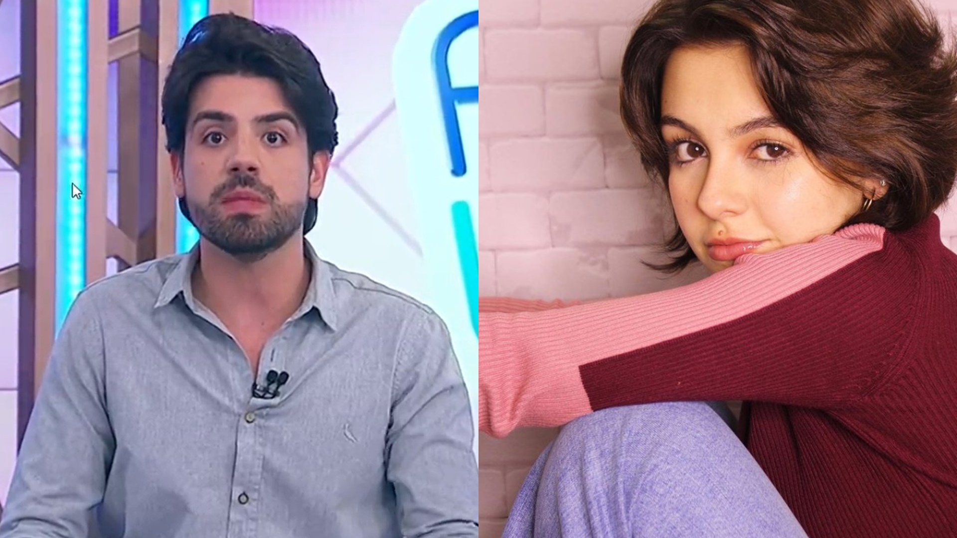 Matheus Baldi cai no choro ao vivo e confessa que expôs gravidez de Klara Castanho: “Apaguei”