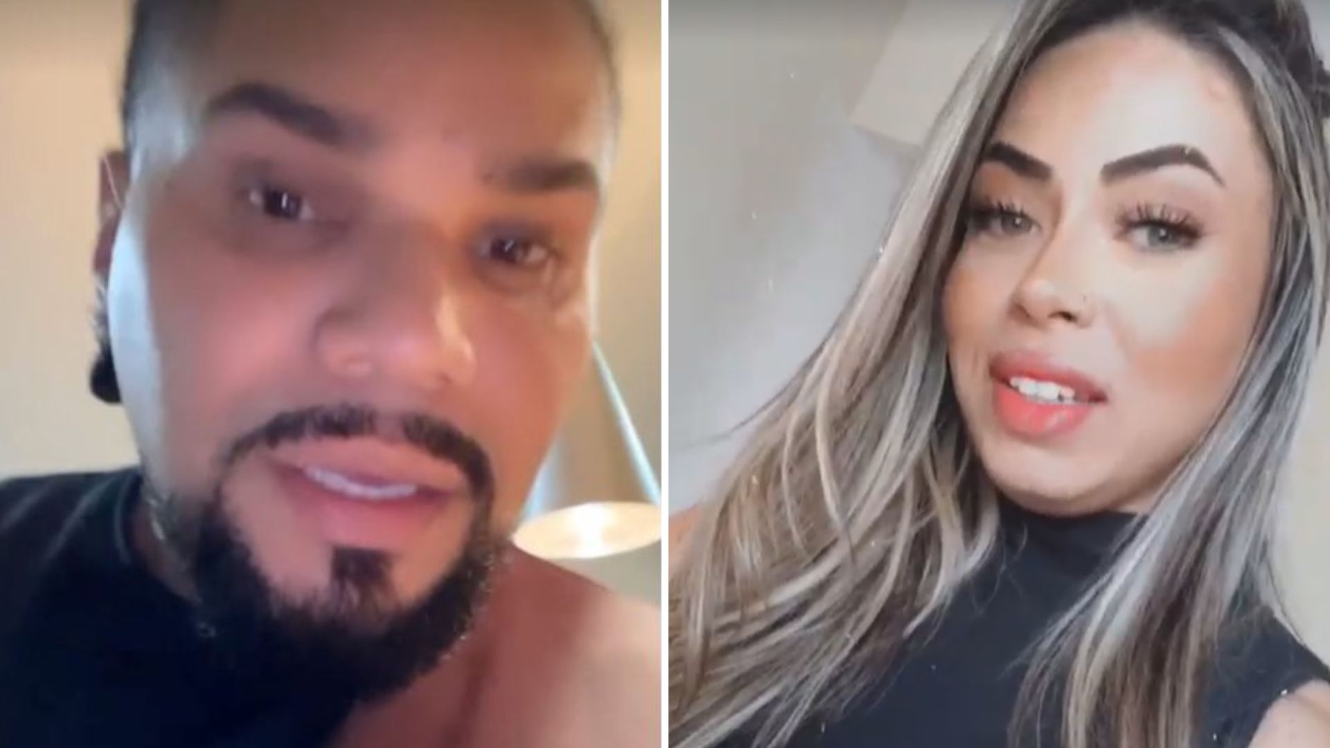 Naldo coloca personal trainer contra a parede após exposição de sexo a três: “Apagar tudo”