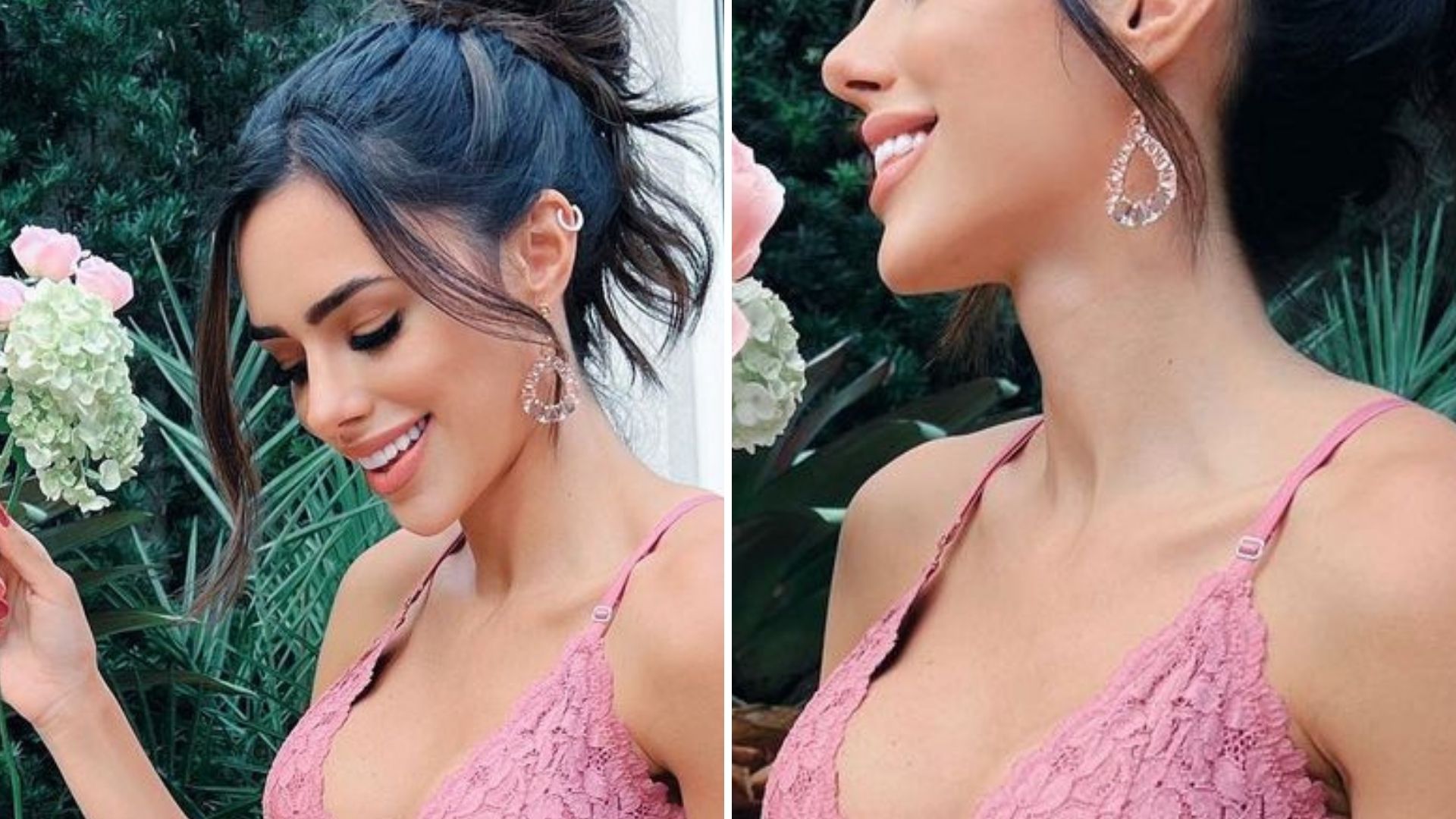 Namorada de Neymar combina lingerie com shortinho e dá close no decote: “Divina”