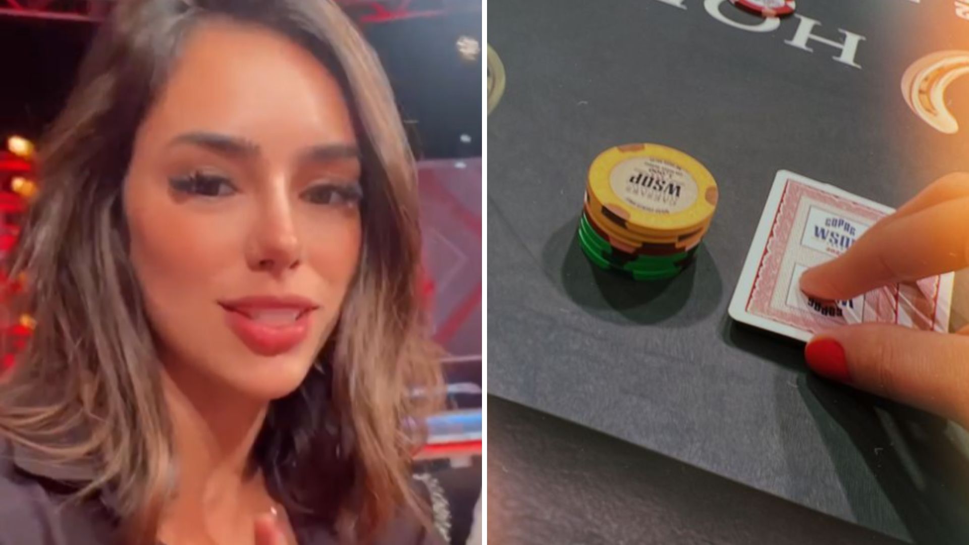 Namorada de Neymar leva R$ 20 mil para casa após jogo de pôquer: “Torrar tudo”