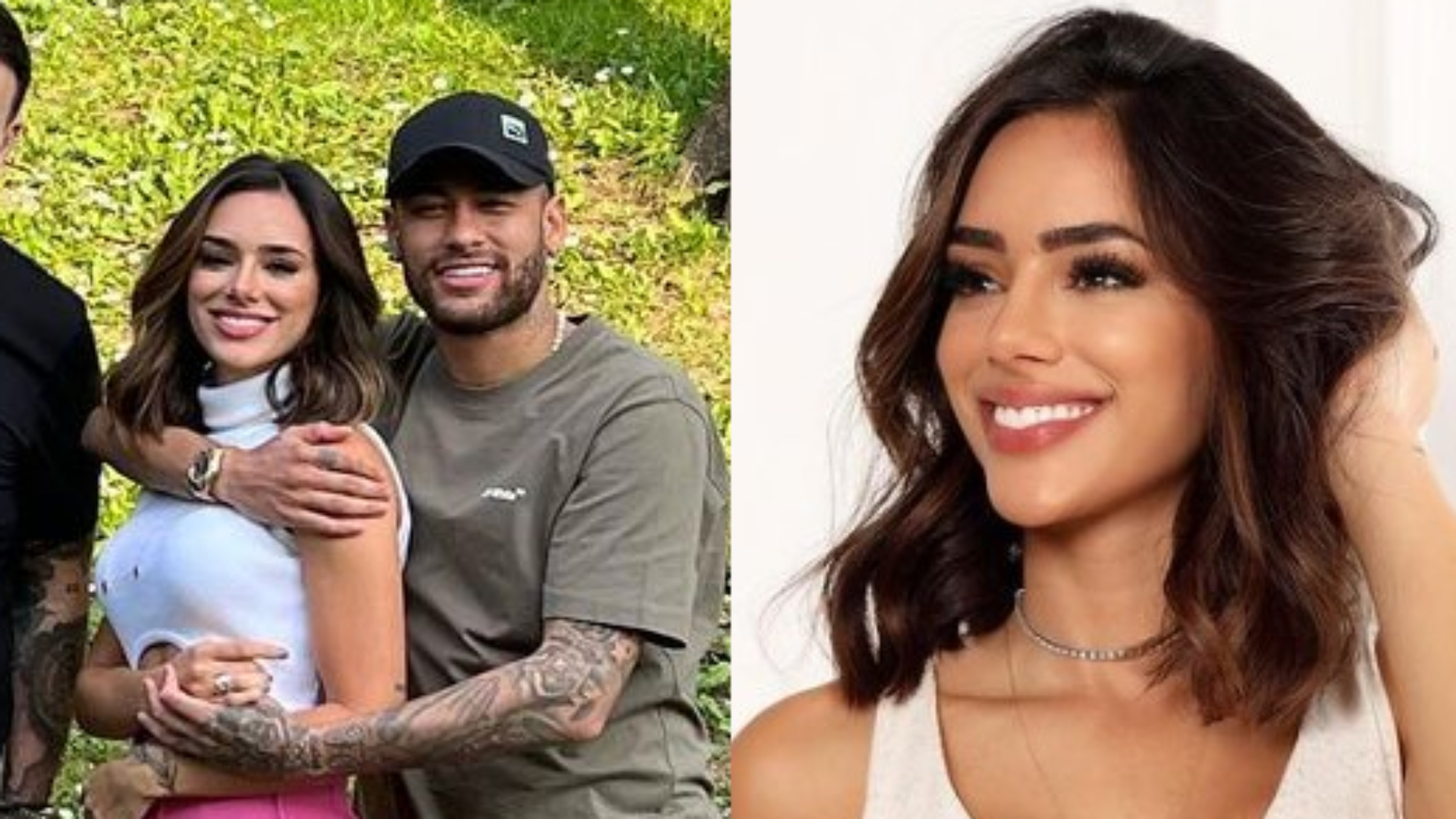 Namorada de Neymar Jr. ostenta anel de namoro em ensaio de lingerie: “Um anjo”