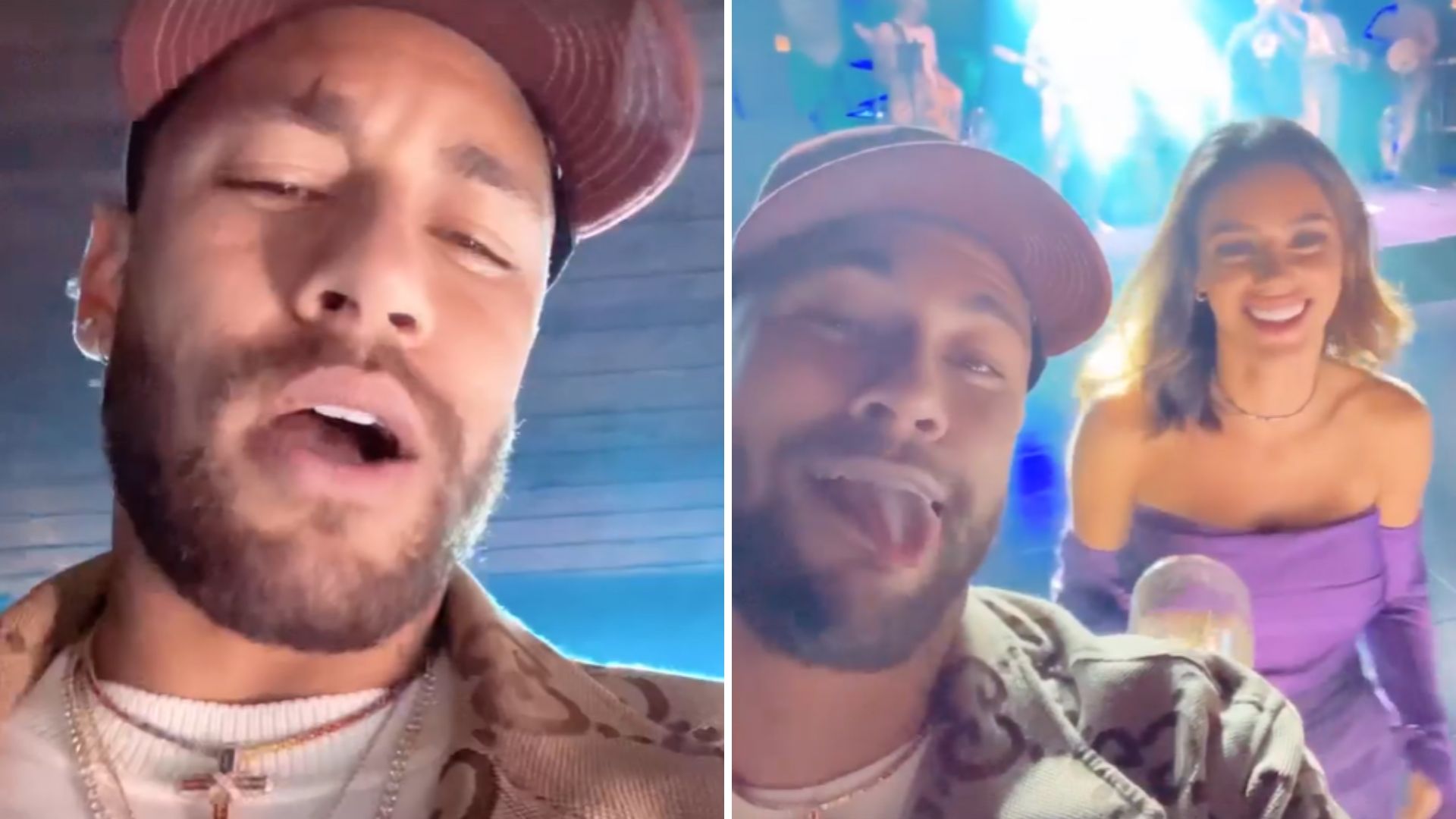 Neymar leva namorada para show privado após boatos de traição: “Pagodin”