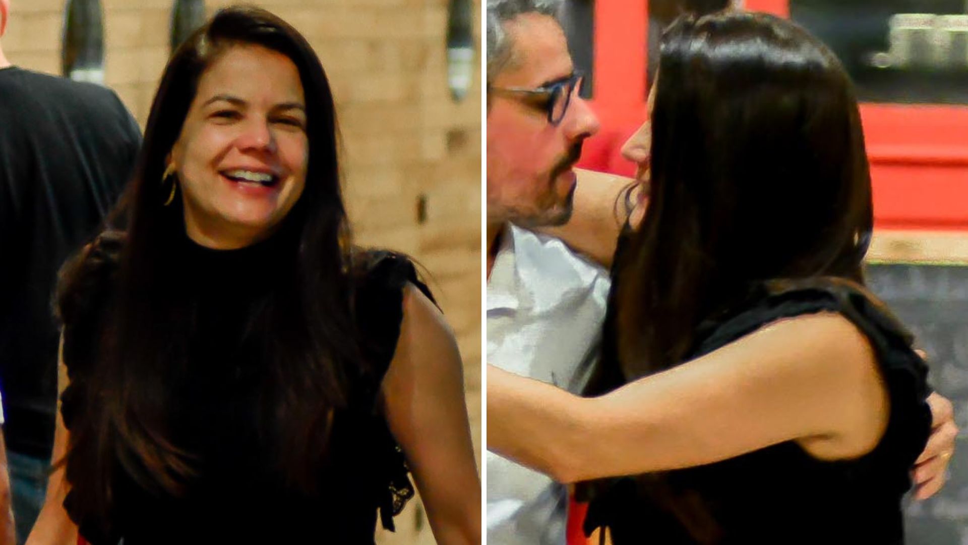 Lembra dela? De volta ao Brasil, Nívea Stelmann é flagrada trocando carinhos com o marido
