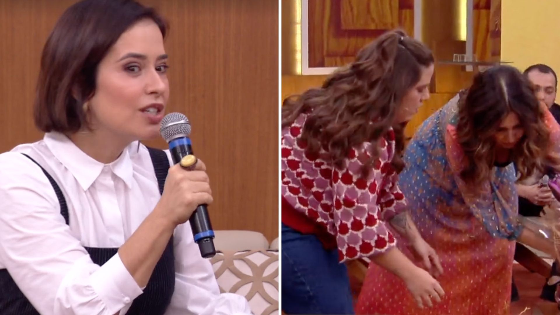 Paloma Duarte surge no ‘Encontro’ com presente inusitado para Fátima Bernardes: “Trambolho”
