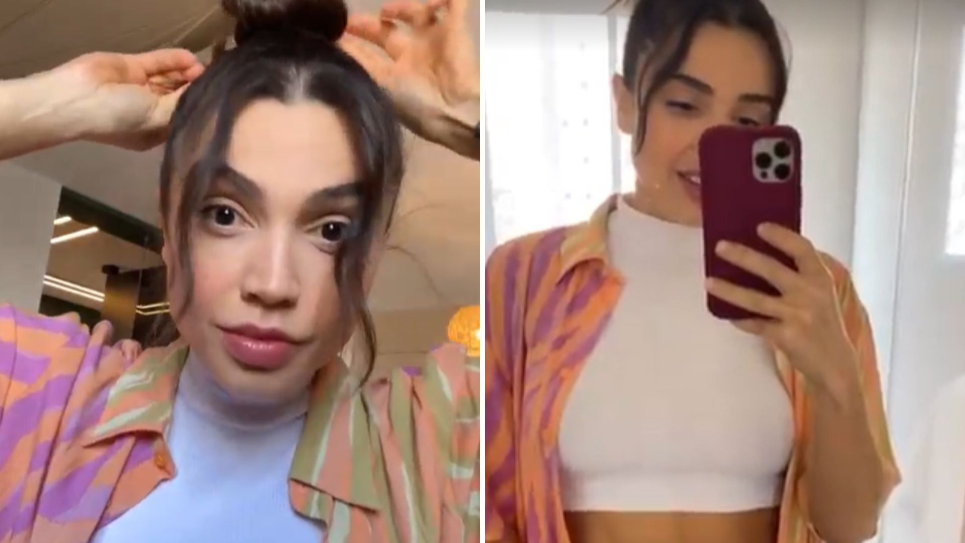 Ex-BBB Paula Amorim levanta a blusa e mostra barriga duas semanas pós-parto: “Flácida”