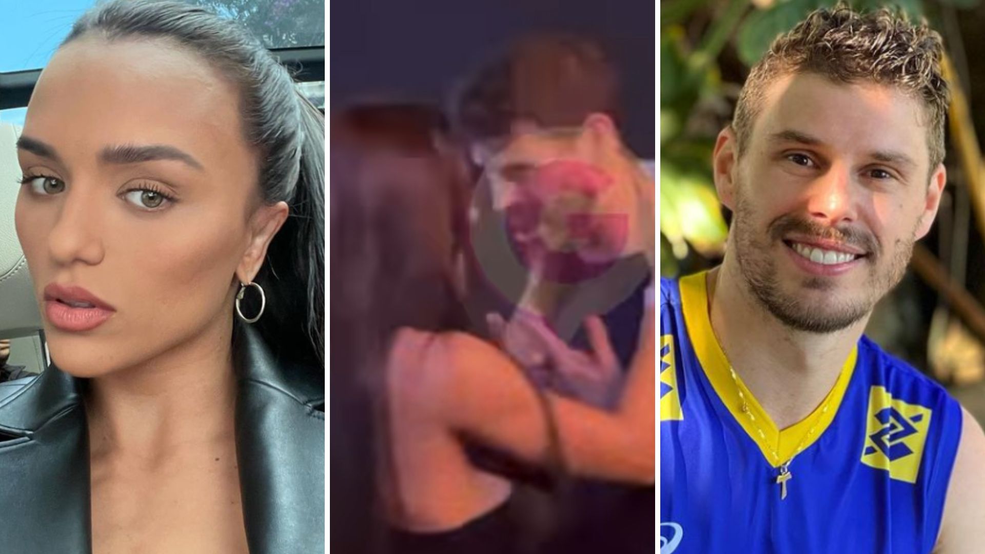 Pegou? Rafa Kalimann é flagrada em momento íntimo com Bruninho em festa