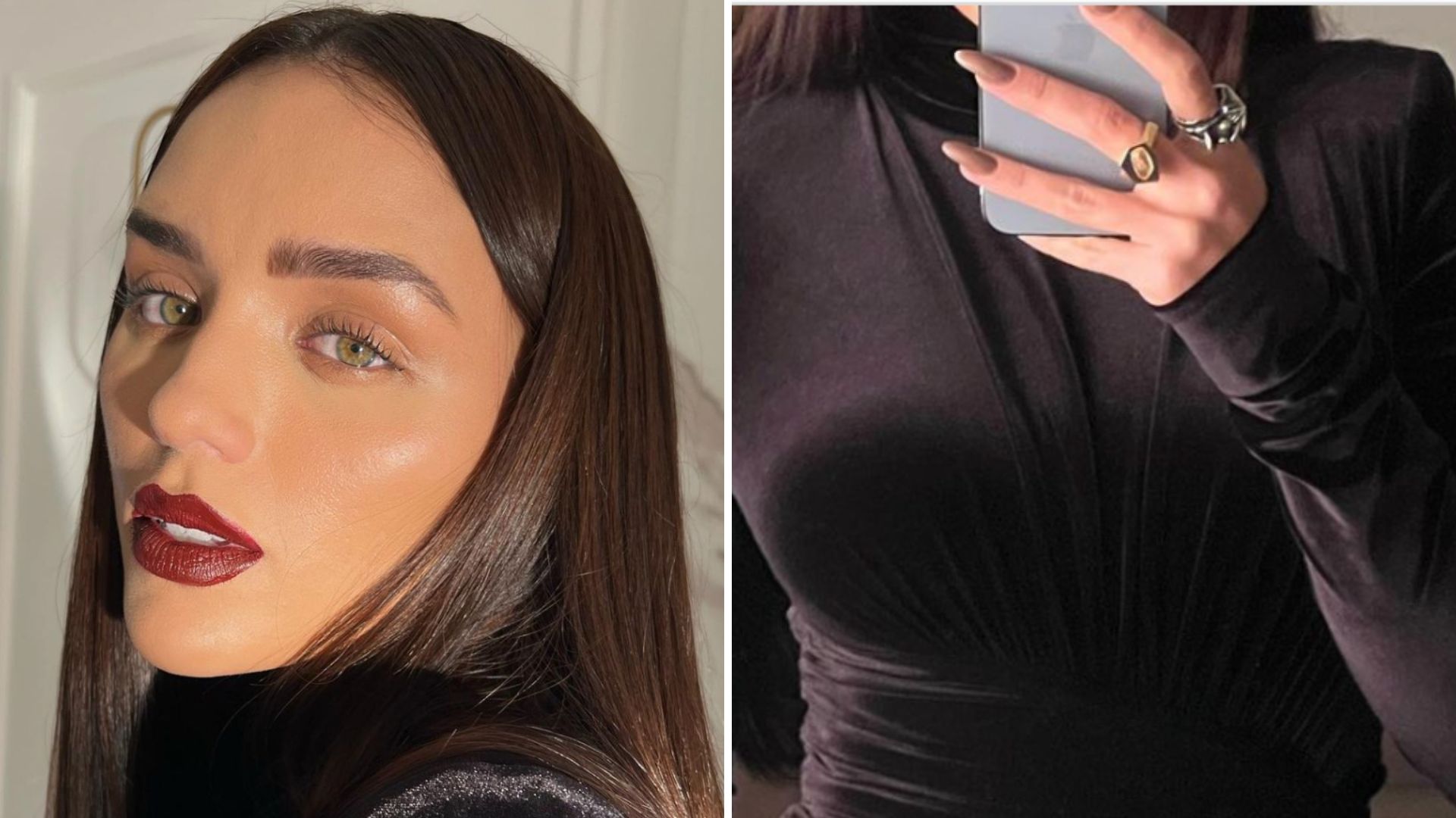 Rafa Kalimann rouba a cena com vestido de veludo coladíssimo ao corpo: “Auge da beleza”