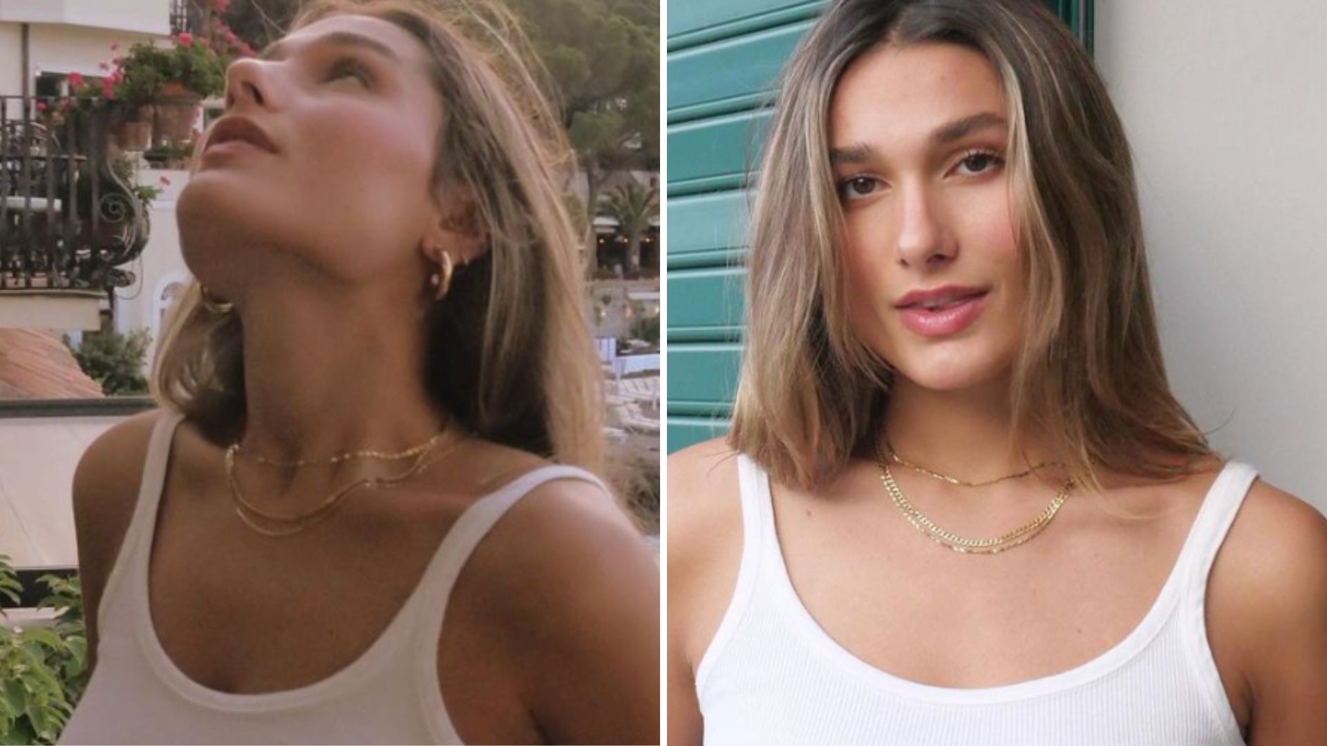 Sasha Meneghel posa de regatinha branca colada sem sutiã e marca corpão: “Maravilhosa”