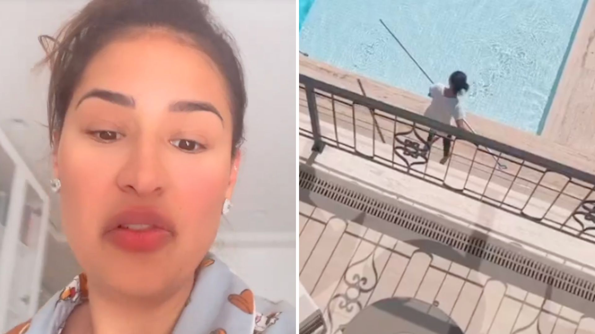 Simone mostra piscina gigantesca de sua mansão e se emociona: “Obrigado, senhor”